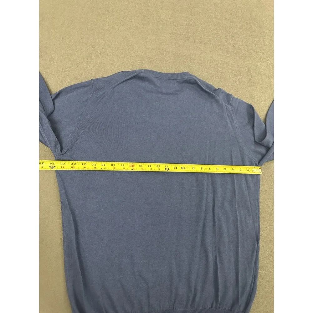 Gran Sasso Cashmere Blend Sweater Men's XL Blue
